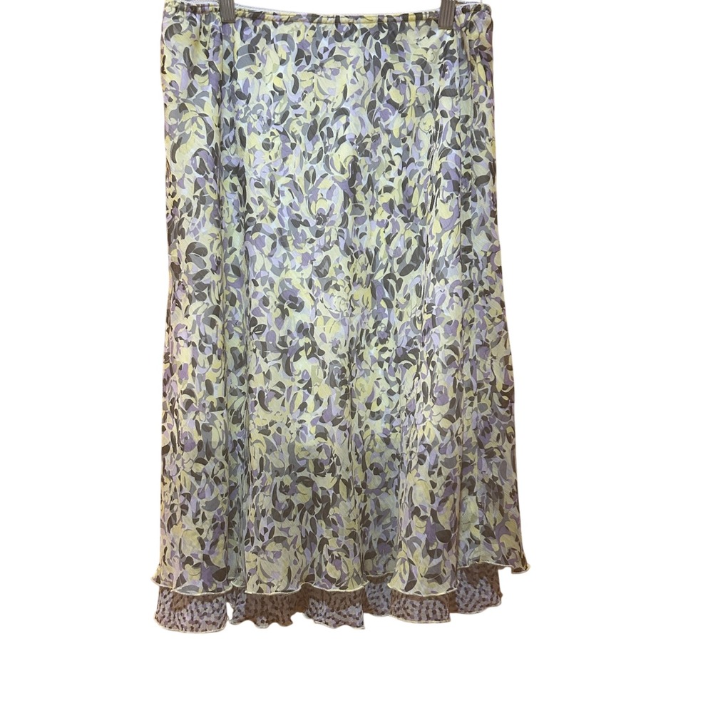 Vintage Briggs New York Skirt Womens Medium Y2K Midi Fairycore‎ Dainty Whimsical